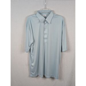 Collars & Co Dress Polo Shirt Gray Men's Size 2XL/XXL